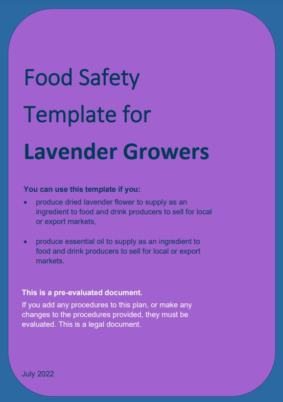 Food Safety Template