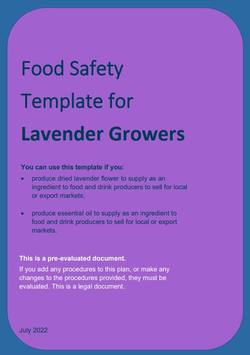 Food Safety Template